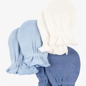 NWT Carter's Baby Boy Mittens 3-Pack Blue
